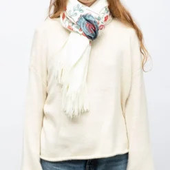 Echarpe broderie imprimé fleurs 70x185cm Femme GERARD PASQUIER