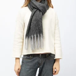 Echarpe douce épaisse tissu chiné 50x180cm bi color Mixte MANOUKIAN