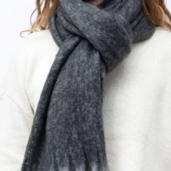 Echarpe douce épaisse tissu chiné 50x180cm bi color Mixte MANOUKIAN