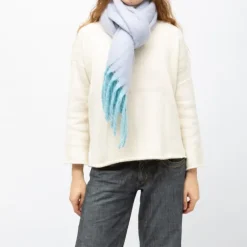 Echarpe douce épaisse tissu chiné 50x180cm bi color Mixte MANOUKIAN