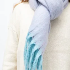 Echarpe douce épaisse tissu chiné 50x180cm bi color Mixte MANOUKIAN