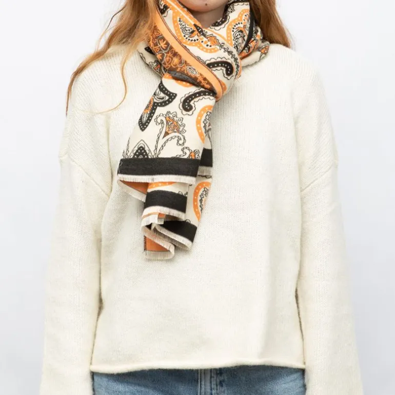 Echarpe imprimé cachemire 90x180cm Femme GERARD PASQUIER