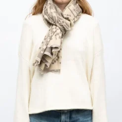 Echarpe imprimee manoukian jaquard 90x180cm Femme MANOUKIAN