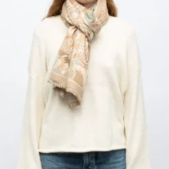 Echarpe imprimee manoukian jaquard 90x180cm Femme MANOUKIAN