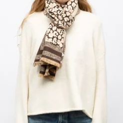 Echarpe imprimee manoukian jaquard 90x180cm Femme MANOUKIAN