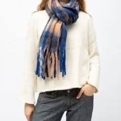 Echarpe motif carreaux 50x170cm Mixte MANOUKIAN