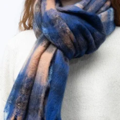 Echarpe motif carreaux 50x170cm Mixte MANOUKIAN