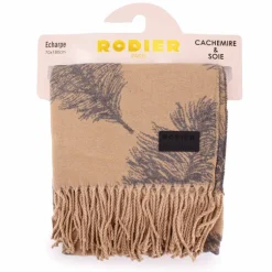 Echarpe motif plume 70x180 cm evorine Femme RODIER