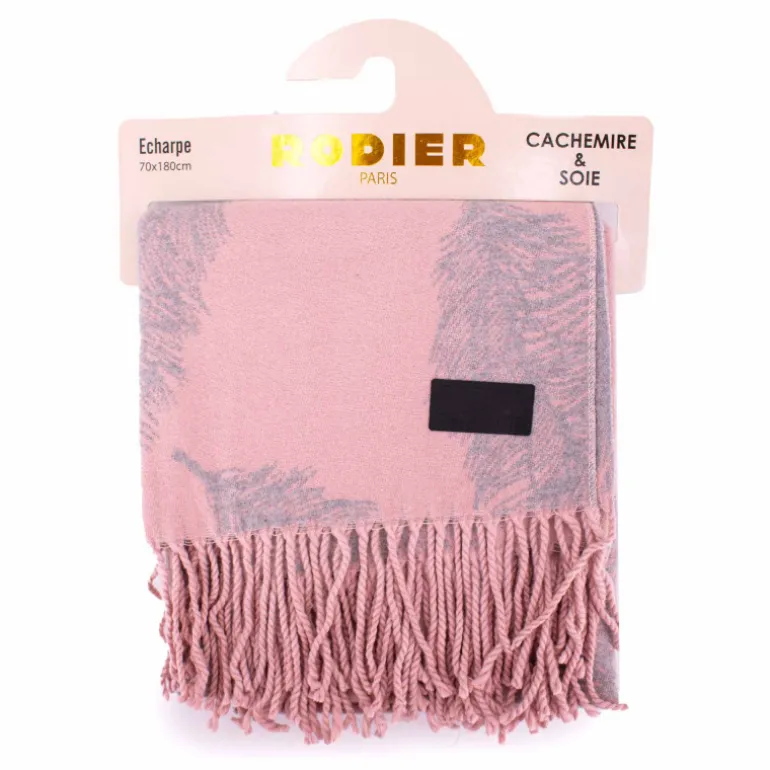 Echarpe motif plume 70x180 cm evorine Femme RODIER