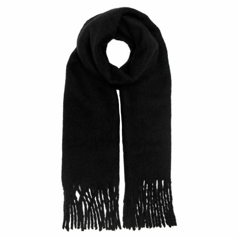 Echarpe oversize unie maxi franges Femme ONLY