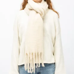 Echarpe épaisse chaude 50x210cm couleur unie Mixte MANOUKIAN