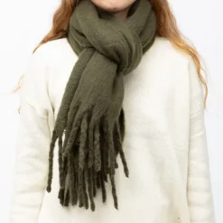 Echarpe épaisse chaude 50x210cm couleur unie Mixte MANOUKIAN