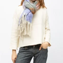 Echarpe épaisse 50x200cm à rayures Mixte MANOUKIAN