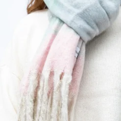 Echarpe épaisse 50x200cm à rayures Mixte MANOUKIAN