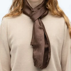 Echarpe soie avec plis satinée 0,20mx1,48m Mixte THE KOOPLES