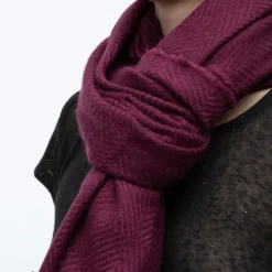 Echarpe texturé morgane motif losanges Femme DEELUXE 74