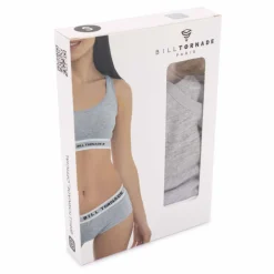 Ensemble brassière et culotte gainante en coton Femme BILL TORNADE