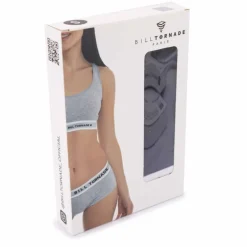 Ensemble brassière et culotte gainante en coton Femme BILL TORNADE