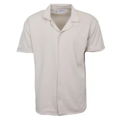 Ensemble chemisette short gaufré cordon dove Homme PANAME BROTHERS