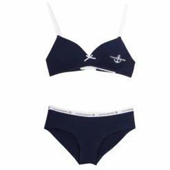 Ensemble culotte et soutien gorge noir blanc Enfant LULU CASTAGNETTE