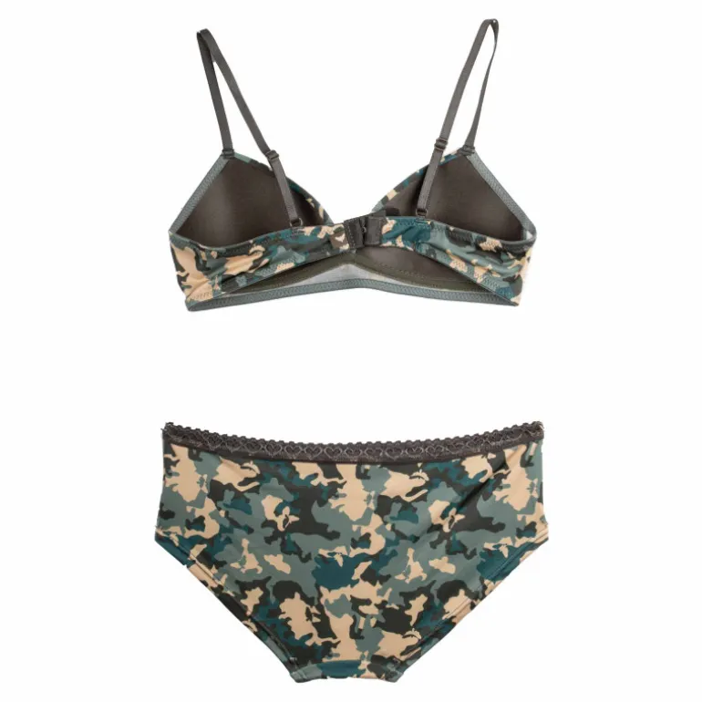 Ensemble lingerie culotte/soutien-gorge camouflage Enfant LES PETITES BOMBES