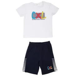 Ensemble tshirt imprimé short uni liseré garçon Enfant, Bébé CXL BY CHRISTIAN LACROIX