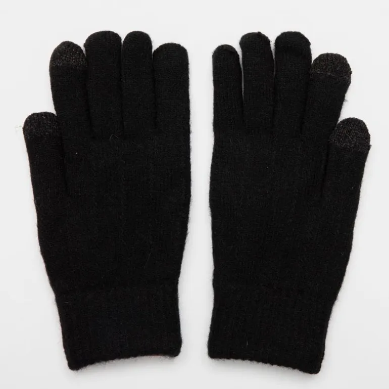 Gants en maille mélangée Homme MANOUKIAN