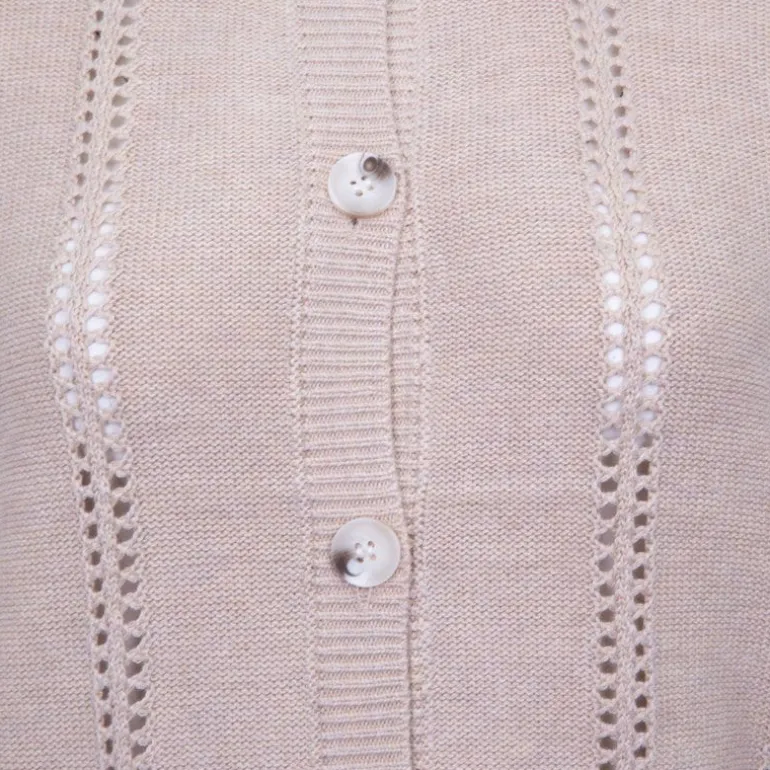 Gilet ajourée col rond milada Femme LA PETITE ETOILE