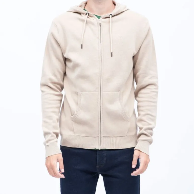 Gilet capuche milano zippé coton Homme BILL TORNADE