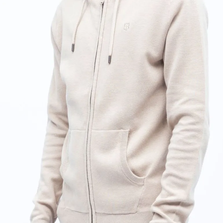 Gilet capuche milano zippé coton Homme BILL TORNADE