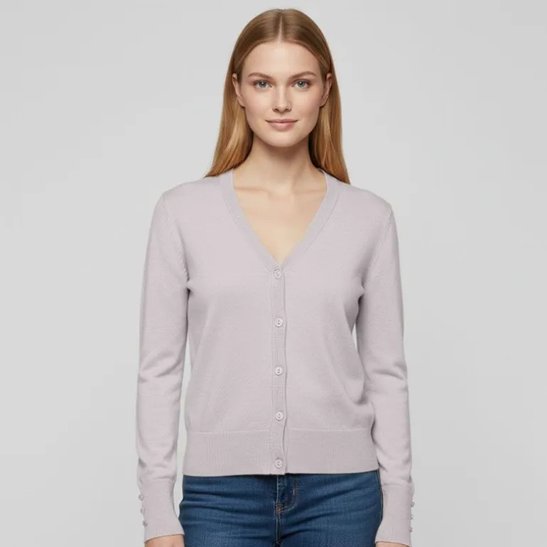 Gilet col V Minna avec boutons Femme ONLY