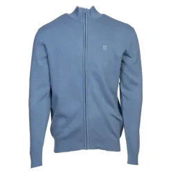 Gilet coton col cheminé avec zip Homme BILL TORNADE