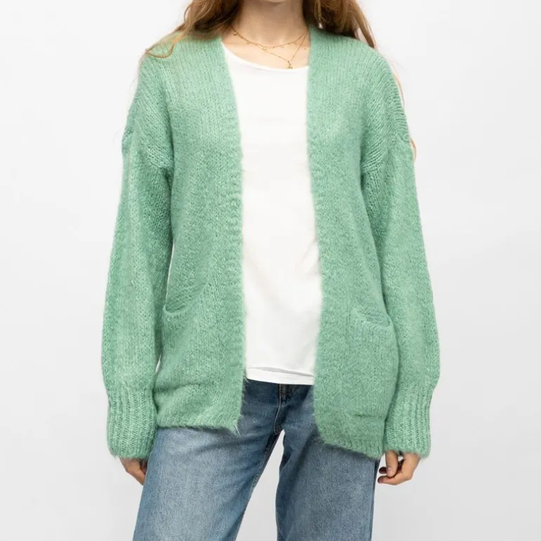 Gilet maille en laine Femme PLEASE