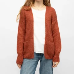 Gilet maille en laine Femme PLEASE