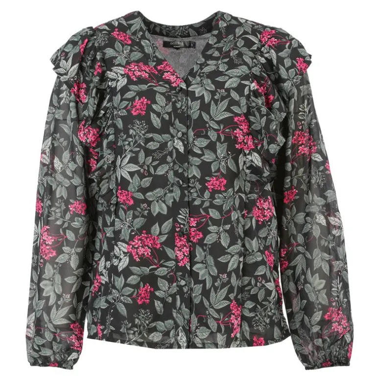 Haut blouss liouba imprimée fleurs Femme DEELUXE 74