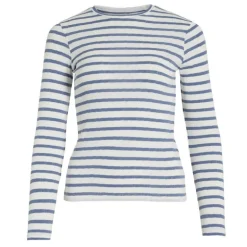 Haut col ras de cou Vivally marinière coton Femme VILA