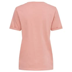 Haut col rond broderie cœur irisée Femme ONLY