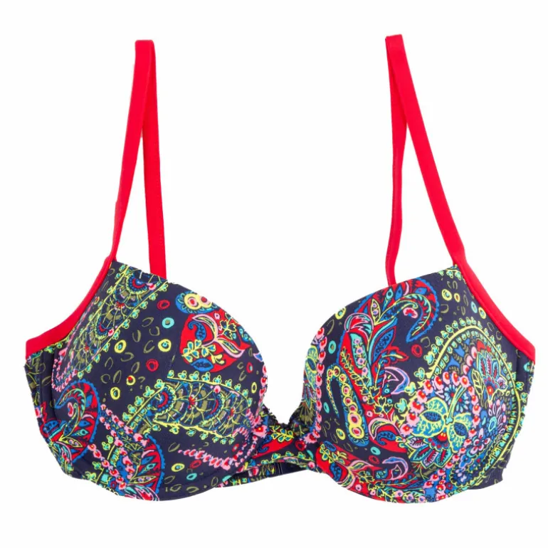 Haut de maillot de bain balconnet motif cachemire Femme CHERRY BEACH