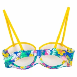 Haut de maillot de bain bandeau imprimé tropical Femme CHERRY BEACH