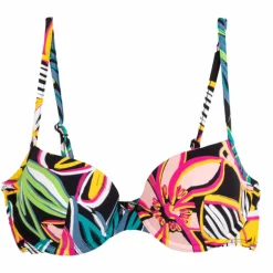 Haut de maillot de bain balconnet imprimé Femme CHERRY BEACH