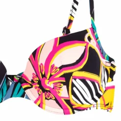 Haut de maillot de bain balconnet imprimé Femme CHERRY BEACH