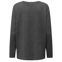 Haut fluide manches longues col rond Femme JDY