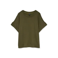 Haut Hali fluide col rond manches courtes Femme VERO MODA