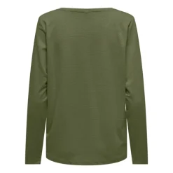 Haut harly pailleté col v regular fit Femme ONLY