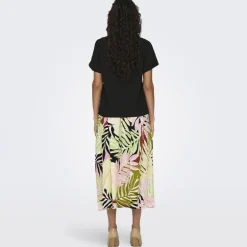 Haut manches courtes à volants uni Femme ONLY