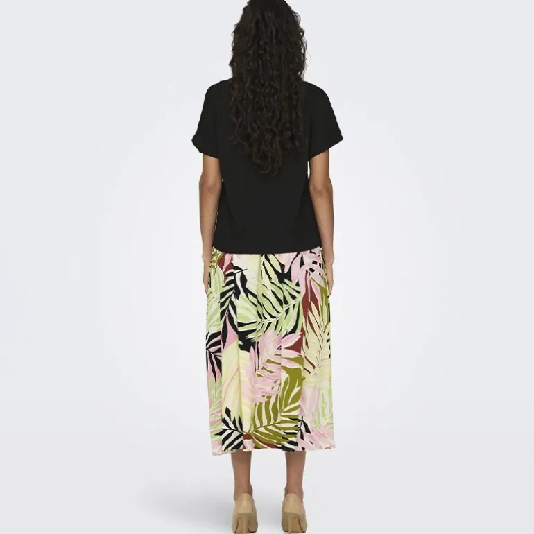 Haut manches courtes à volants uni Femme ONLY