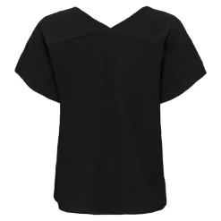 Haut manches courtes à volants uni Femme ONLY