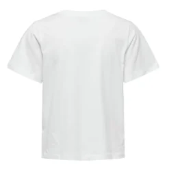 Haut manches courtes Pisa col rond 100% coton cloud dancer Femme JDY