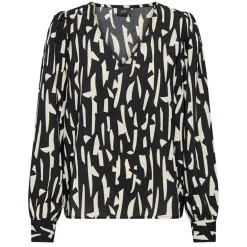 Haut manches longues col v regular fit Divya sanshelle Femme JDY