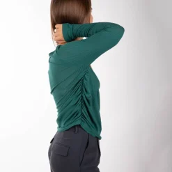 Haut manches longues transparent à plis henriette bayberry Femme ONLY